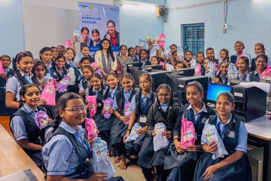 Flipkart Foundation Collaborates With Pinkishe Foundation To Promote Menstrual Health, Hygiene Among Adolescent School Girls